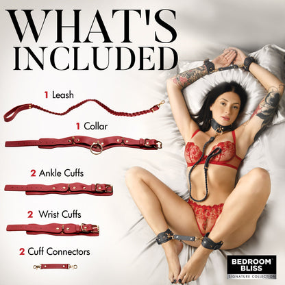 XR Brands - Lover's Restraints Set - Rood