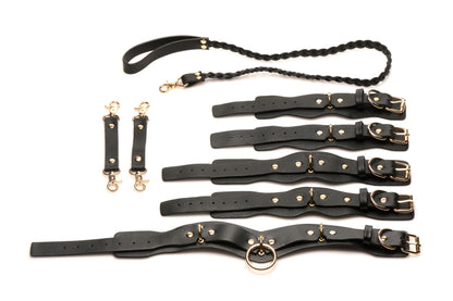XR Brands - Lover's Restraints Set - Zwart