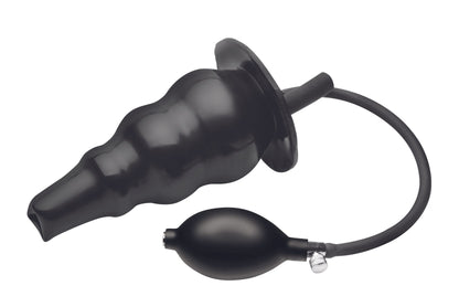 Opblaasbare Enema Buttplug - Zwart