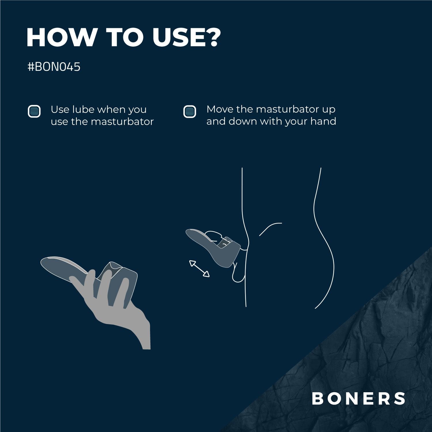 Boners Elektrische Masturbator - Blauw