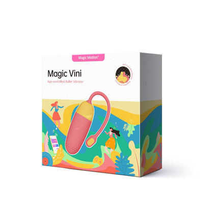 Magic Motion - Vini App Controlled Vibratie Eitje - Koraal/Geel