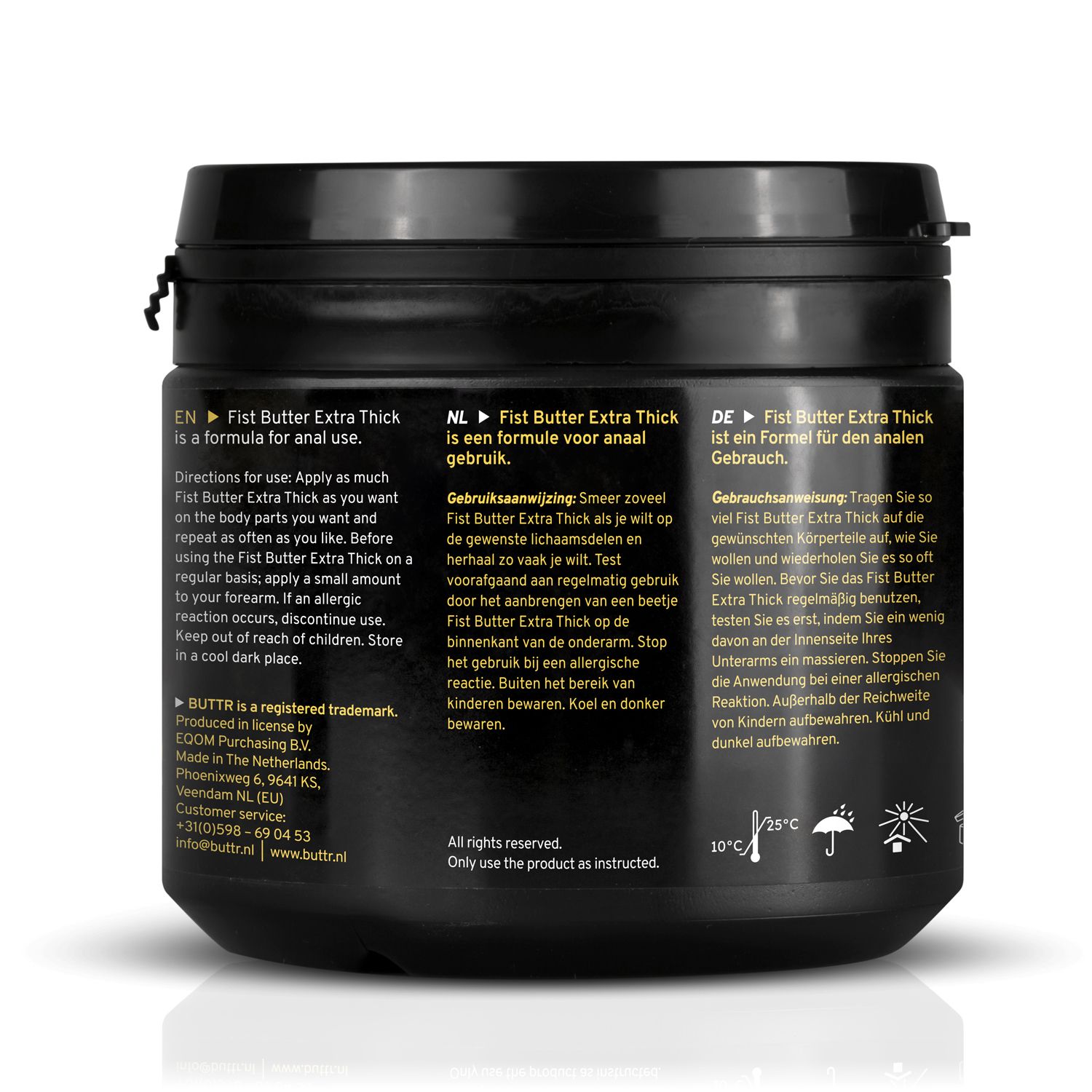 BUTTR - Fisting Balsem Extra Dik - 500 ml
