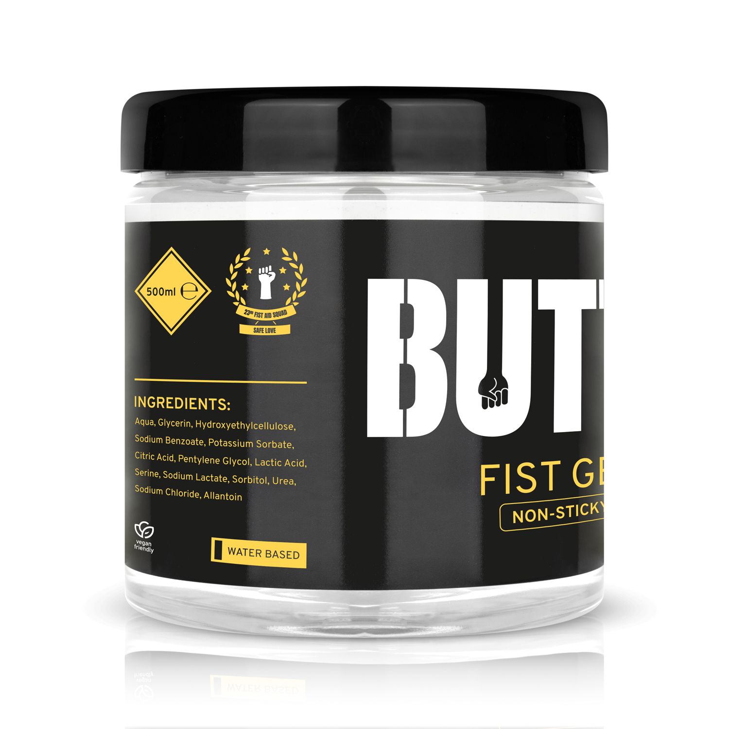 BUTTR - Transparante Fisting Gel non-sticky - 500 ml