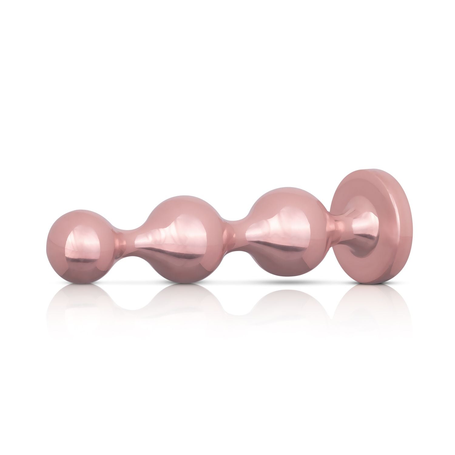 Rosy Gold - Metalen Buttplugset 3 stuks - Roségoud
