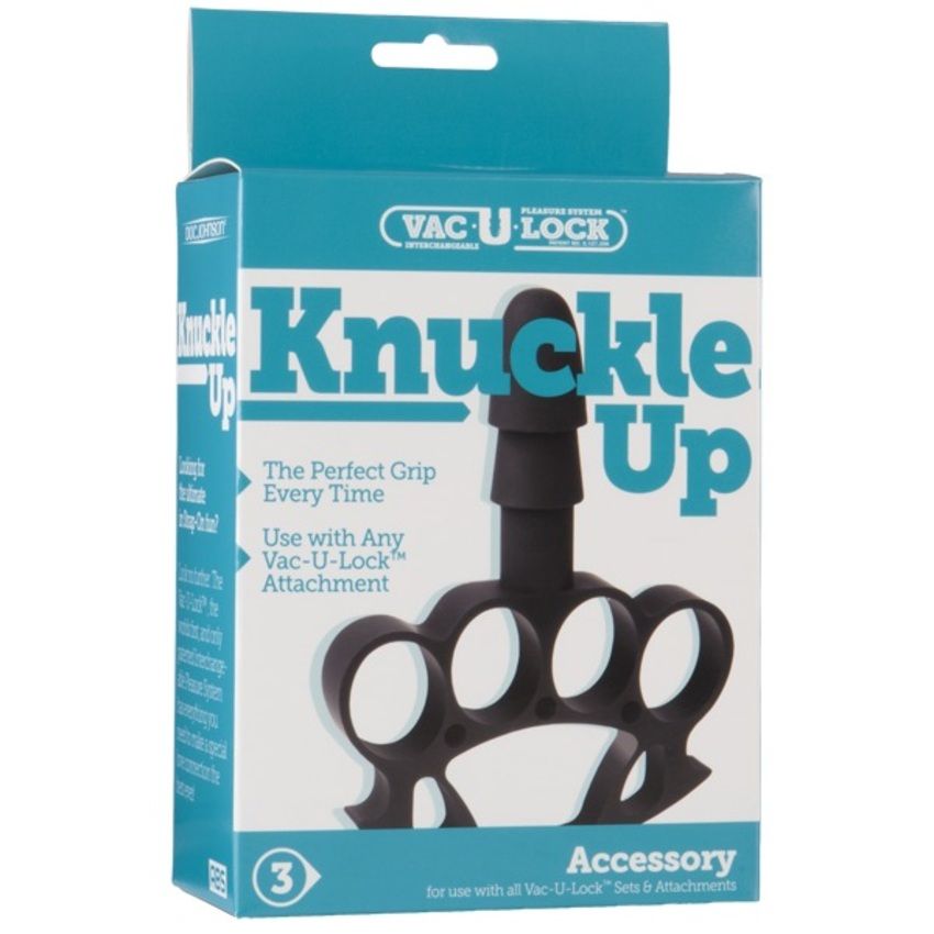 Doc Johnson - VacULock Knuckle Up - Zwart