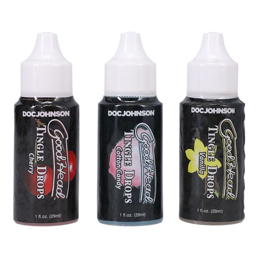 Doc Johnson - GoodHead Tingle Drops 3 smaken - 29 ml