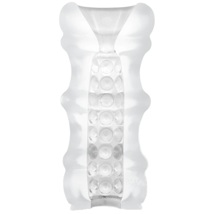 Doc Johnson - Mood ULTRASKYN Stroker Pleaser Massage Beads - Wit