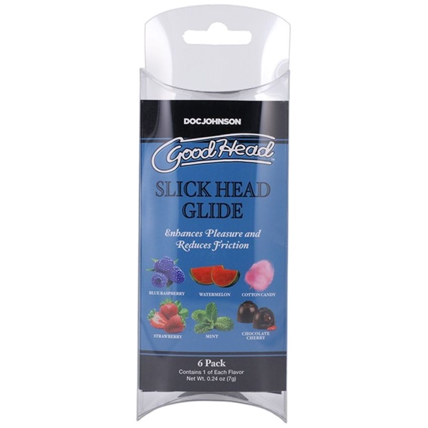 Doc Johnson - GoodHead Slick Head Glide - 6 stuks