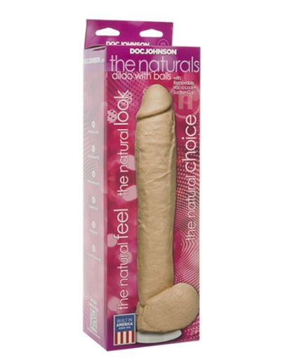 Doc Johnson - Dildo met Verwijderbare Vac-U-Lock Zuignap - Beige
