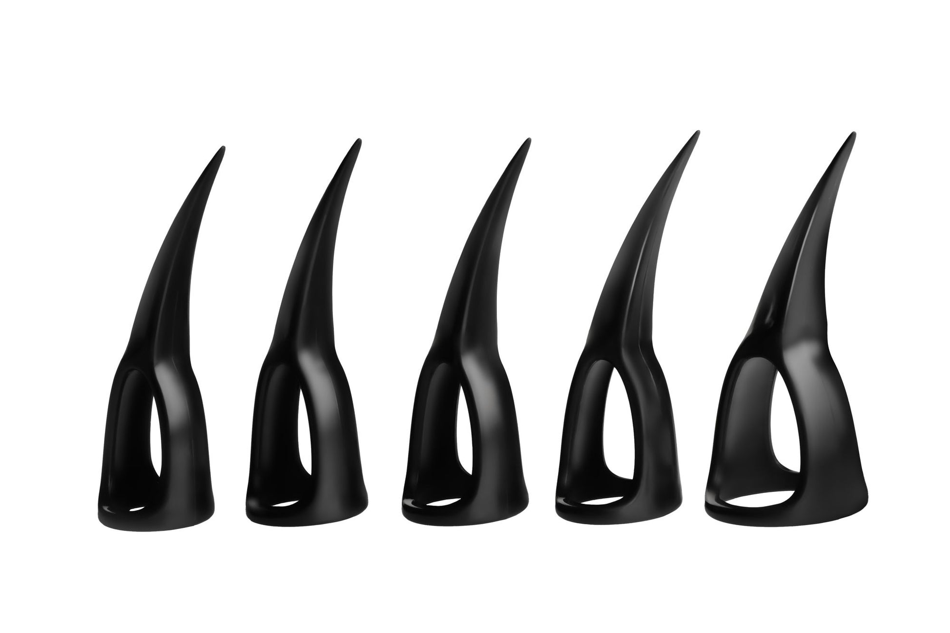 XR Brands - Set van 10 Klauwen - Zwart