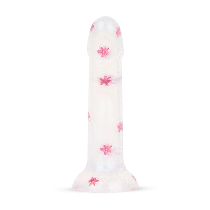 Dildo Collection - Flower Power - Kleine dildo met roze bloemen