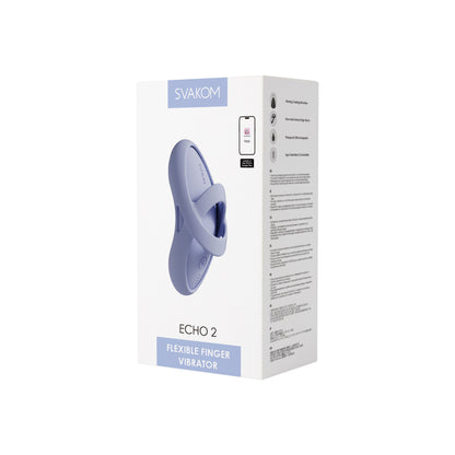SVAKOM - Echo 2 Vingervibrator - Sky Blue
