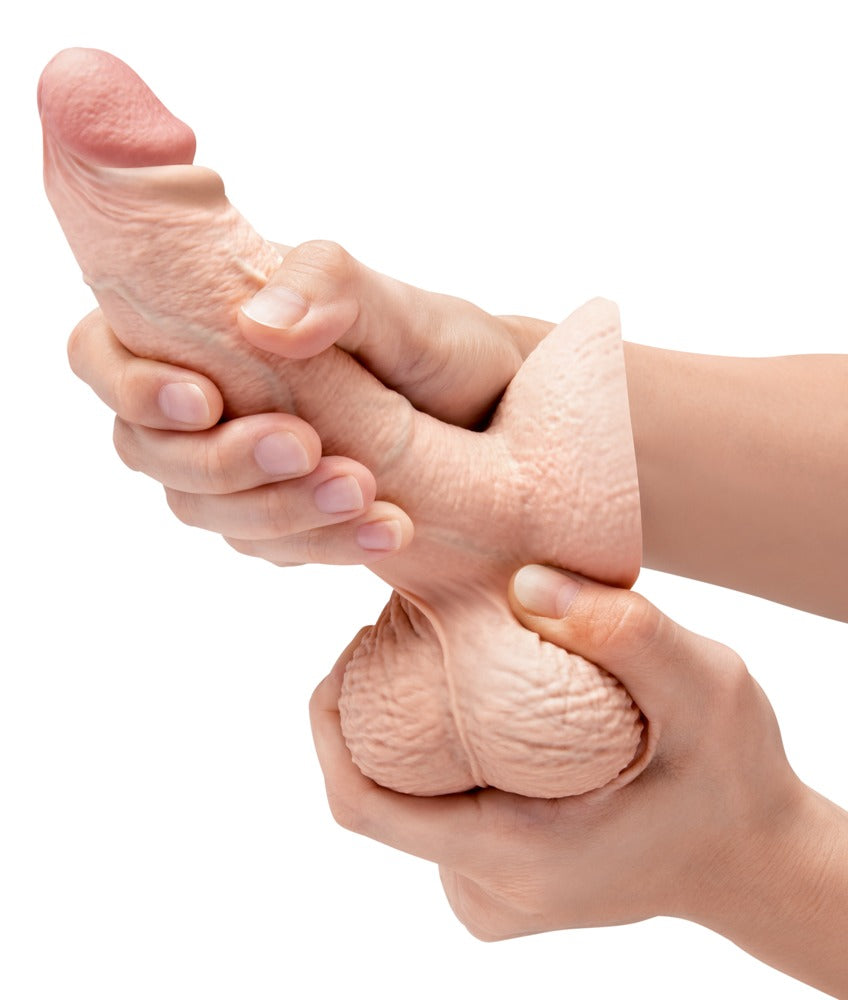 b-Vibe Slipskin 6" Girthy Crea