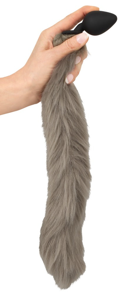 Fluffy Tail Grey