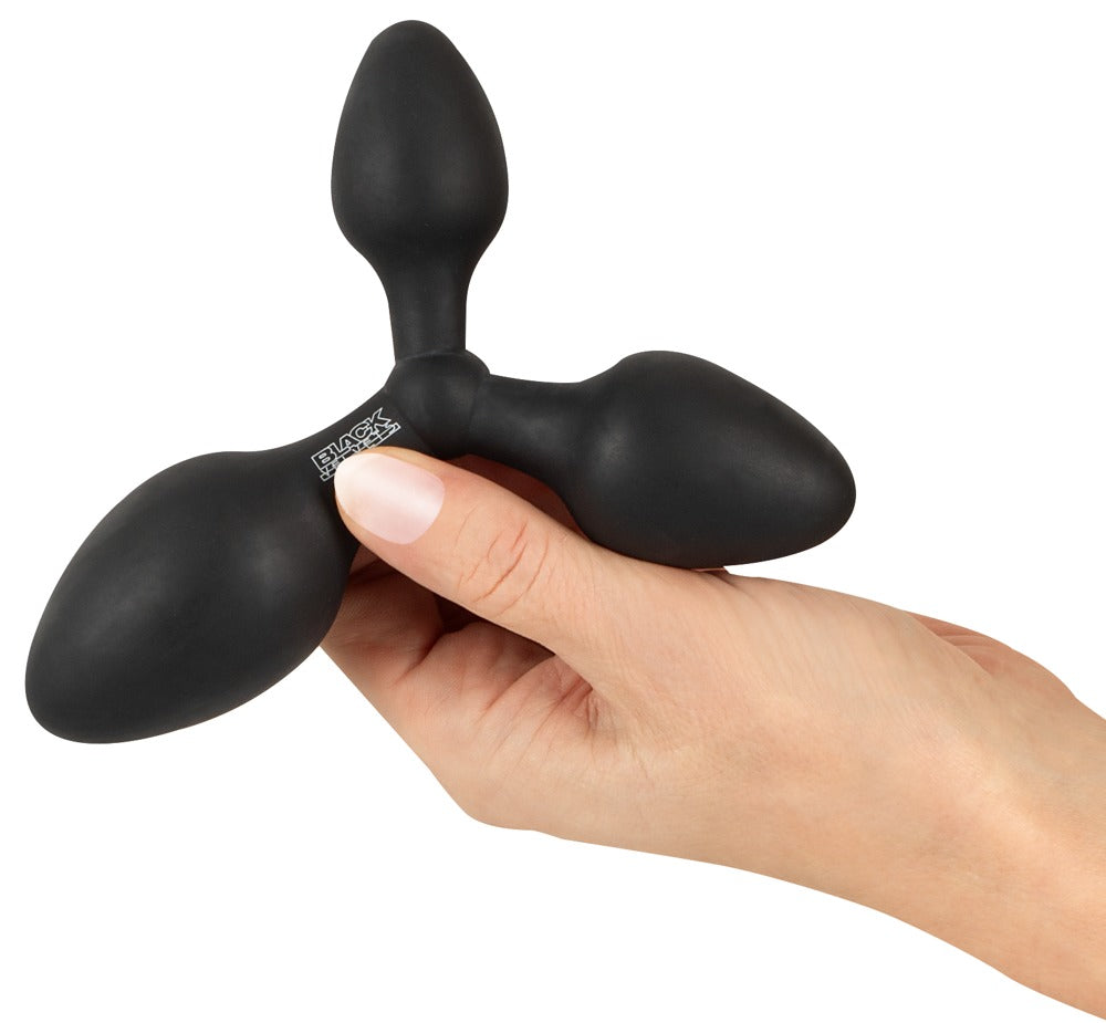 Black Velvets Triple Butt Plug