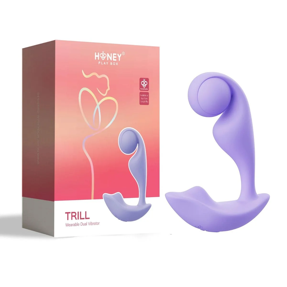 HoneyPlayBox – Trill Wearable Pressure Vibrator – Paars