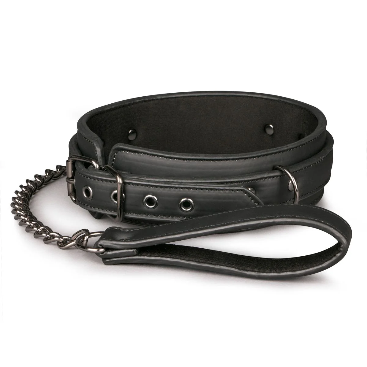 Fetish - halsband met riem